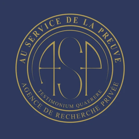 Sceau de l'agence Au Service de la Preuve – Agence de recherche privée